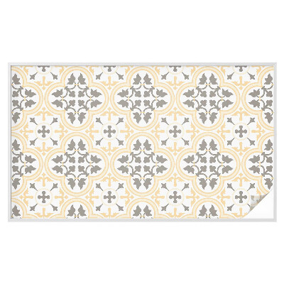 Öntapadós ablakfólia ólomüveg mintával Növényi minták