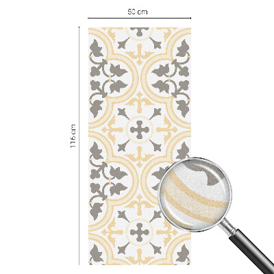 Öntapadós ablakfólia ólomüveg mintával Növényi minták