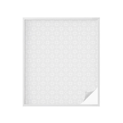 Öntapadós üvegfólia vitrázs mintával Szimmetrikus ellipszisek