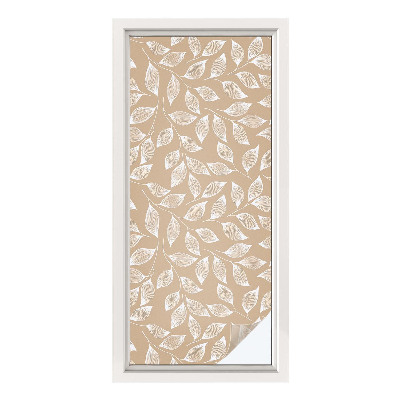 Színes mintás ablakfólia Levelek természet