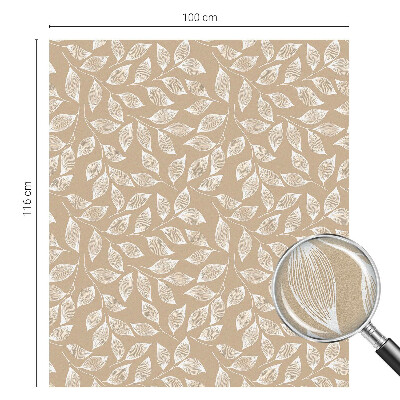 Színes mintás ablakfólia Levelek természet