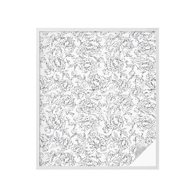 Öntapadós belátásgátló fólia Virágmotívum