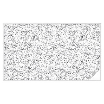 Öntapadós belátásgátló fólia Virágmotívum