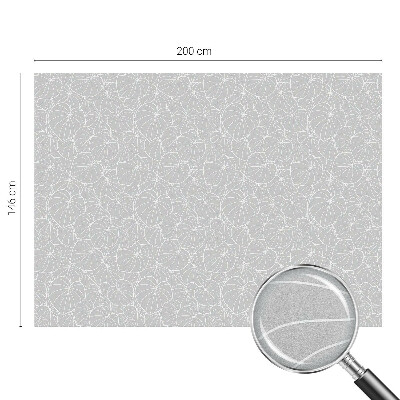 Színes mintás ablakfólia Leveles elegancia