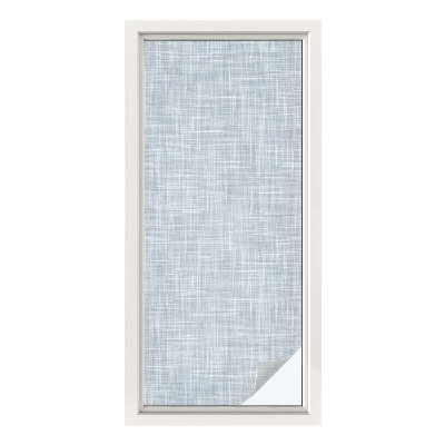 Öntapadós üvegfólia vitrázs mintával Finom szövés