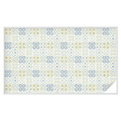 Öntapadós ablakfólia ólomüveg mintával Klasszikus csempék