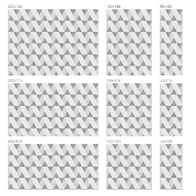 Dekoratív üvegfólia ablakra Szürke háromszögek