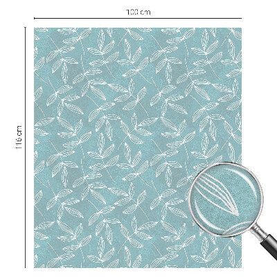 Színes mintás ablakfólia Leveles elegancia