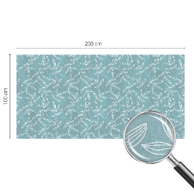 Színes mintás ablakfólia Leveles elegancia