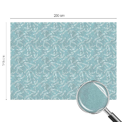 Színes mintás ablakfólia Leveles elegancia