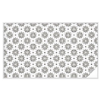 Öntapadós ablakfólia ólomüveg mintával Klasszikus rozetták