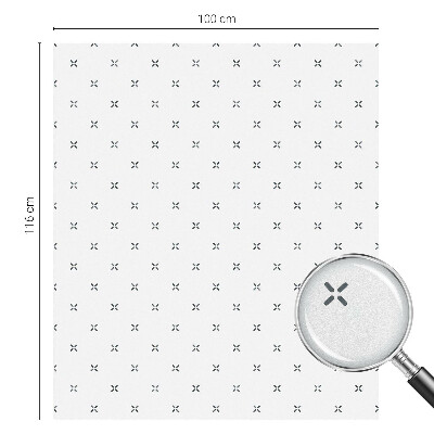 Öntapadós belátásgátló fólia Geometriai keresztek