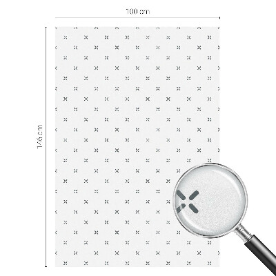 Öntapadós belátásgátló fólia Geometriai keresztek