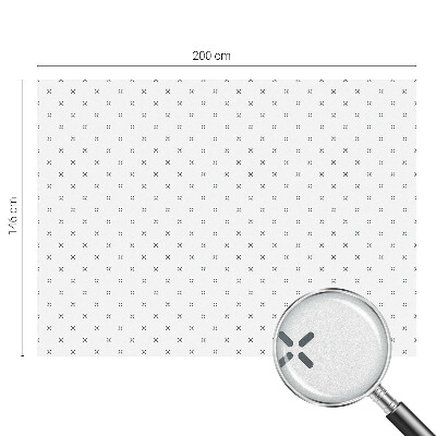 Öntapadós belátásgátló fólia Geometriai keresztek