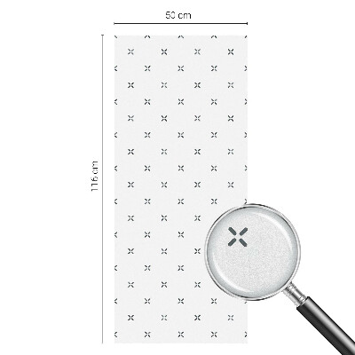 Öntapadós belátásgátló fólia Geometriai keresztek