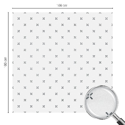 Öntapadós belátásgátló fólia Geometriai keresztek