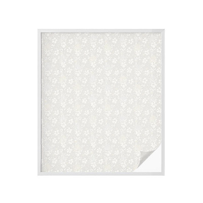 Öntapadós üvegfólia vitrázs mintával Finom virágok