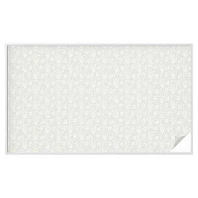 Öntapadós üvegfólia vitrázs mintával Finom virágok