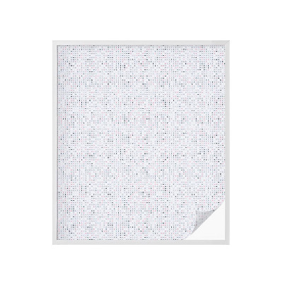 Öntapadós ablakfólia ólomüveg mintával Pasztell pöttyök