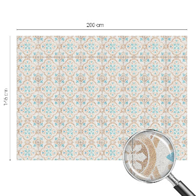 Öntapadós üvegfólia vitrázs mintával Rusztikus csempék