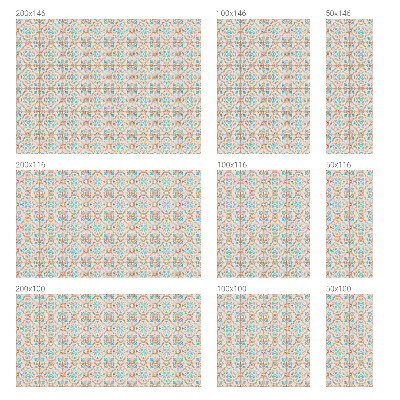 Öntapadós üvegfólia vitrázs mintával Rusztikus csempék