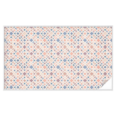 Öntapadós ablakfólia ólomüveg mintával Színes minták