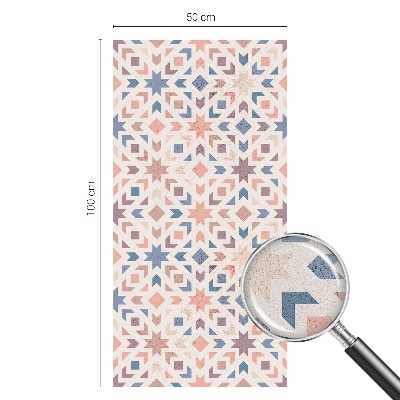 Öntapadós ablakfólia ólomüveg mintával Színes minták