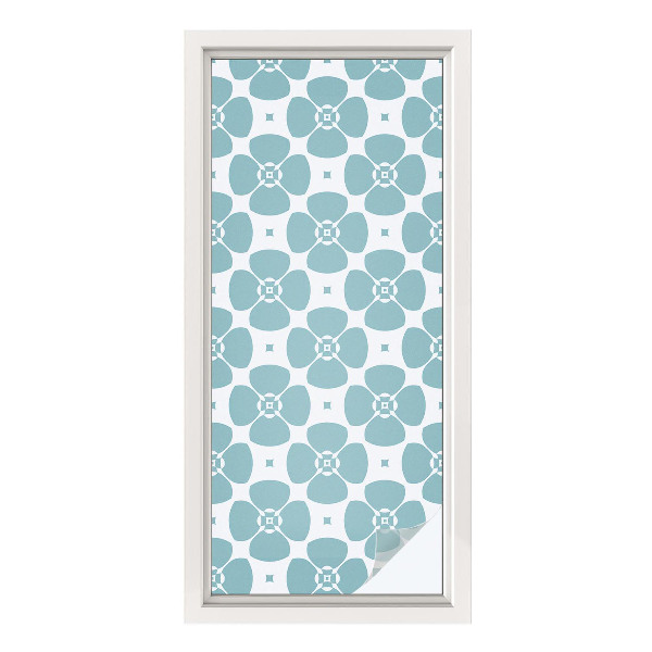 Színes mintás ablakfólia Virágszimmetria