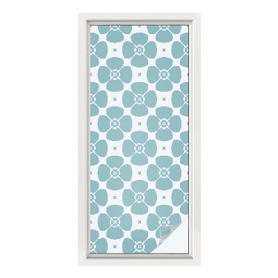 Színes mintás ablakfólia Virágszimmetria