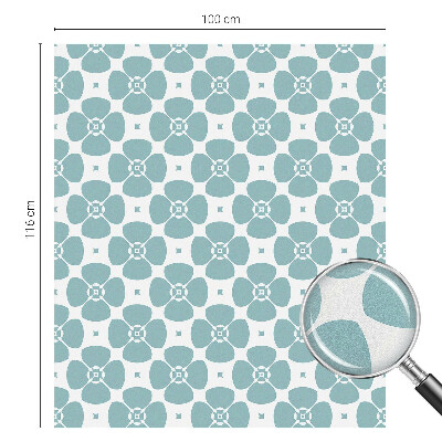 Színes mintás ablakfólia Virágszimmetria