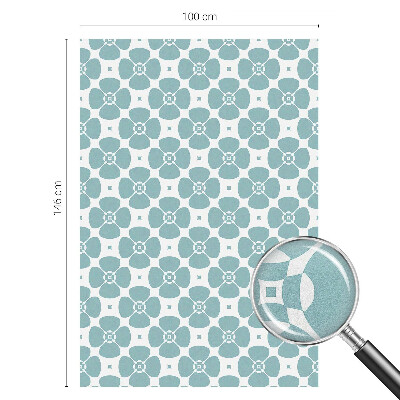 Színes mintás ablakfólia Virágszimmetria