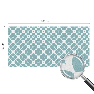 Színes mintás ablakfólia Virágszimmetria