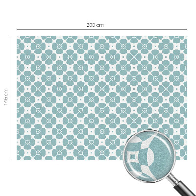 Színes mintás ablakfólia Virágszimmetria