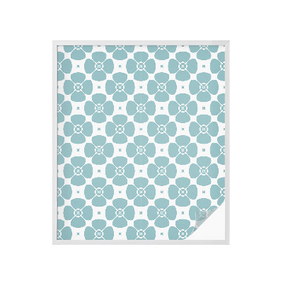 Színes mintás ablakfólia Virágszimmetria