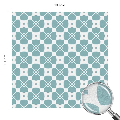 Színes mintás ablakfólia Virágszimmetria