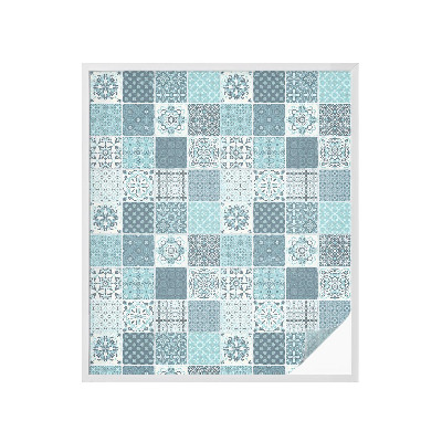 Öntapadós ablakfólia ólomüveg mintával Bohém csempe