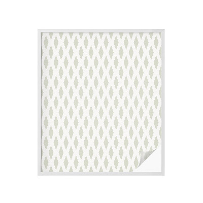 Öntapadós üvegfólia vitrázs mintával Gyémántminta