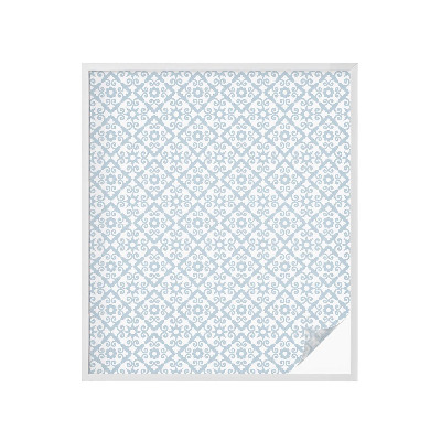 Dekoratív üvegfólia ablakra Kék díszek