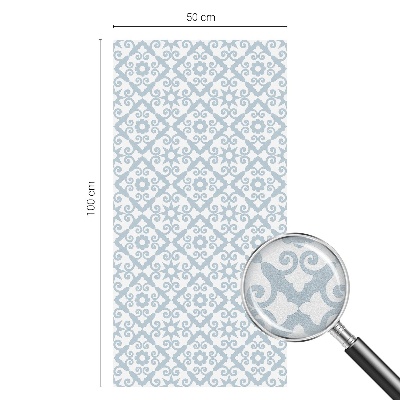 Dekoratív üvegfólia ablakra Kék díszek