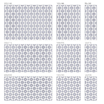 Színes mintás ablakfólia Virágos rombuszok