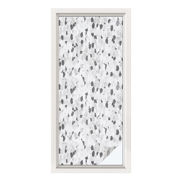 Öntapadós üvegfólia vitrázs mintával Finom elegancia