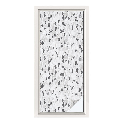 Öntapadós üvegfólia vitrázs mintával Finom elegancia