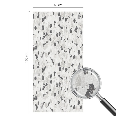 Öntapadós üvegfólia vitrázs mintával Finom elegancia