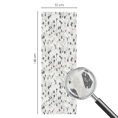 Öntapadós üvegfólia vitrázs mintával Finom elegancia