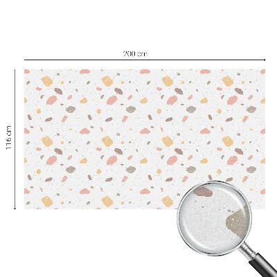 Színes mintás ablakfólia Absztrakt terrazzo