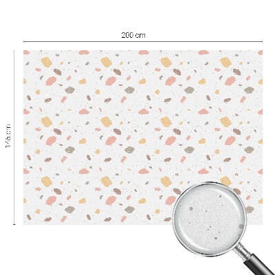 Színes mintás ablakfólia Absztrakt terrazzo