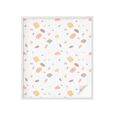 Színes mintás ablakfólia Absztrakt terrazzo