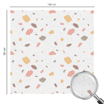 Színes mintás ablakfólia Absztrakt terrazzo