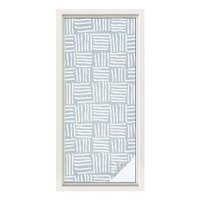 Öntapadós üvegfólia vitrázs mintával Dinamikus minta