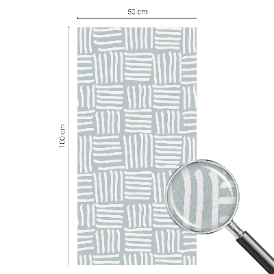 Öntapadós üvegfólia vitrázs mintával Dinamikus minta